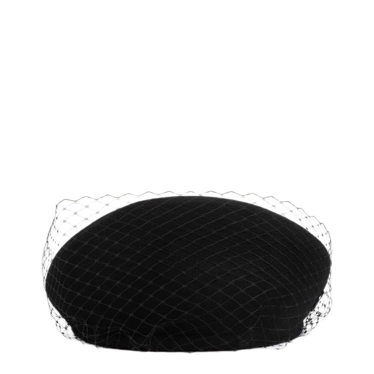 MAYFEYR - MAISON MICHEL - Black New Bonnie Veil Wool Felt Hat - 1088019001BLACK