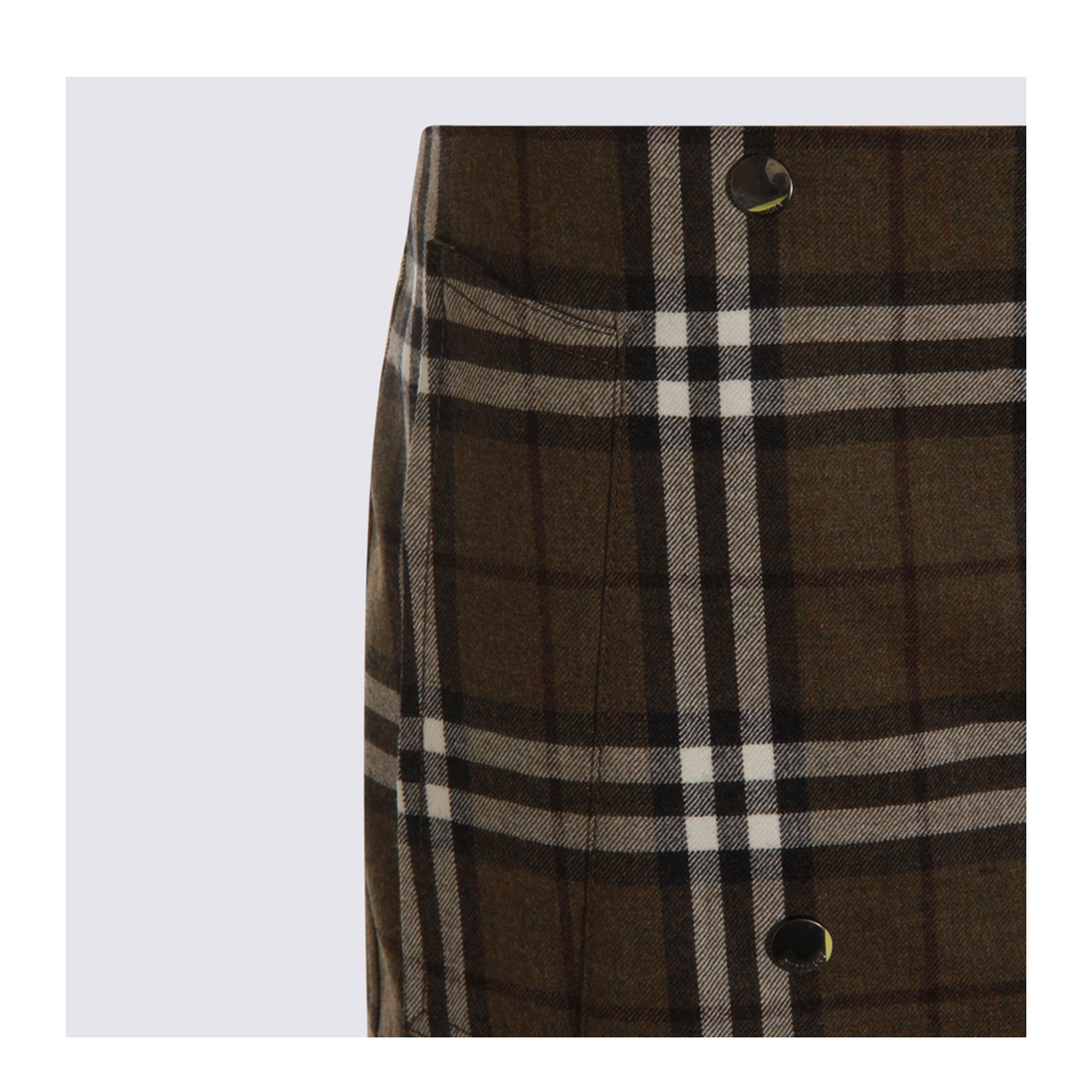 Green Check Miniskirt