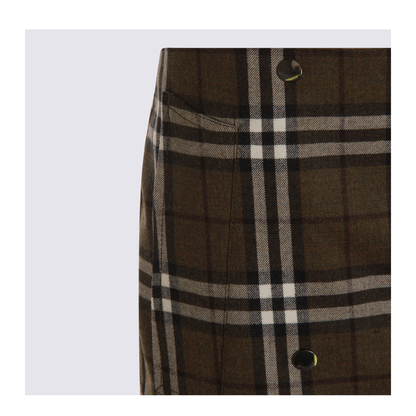Green Check Miniskirt