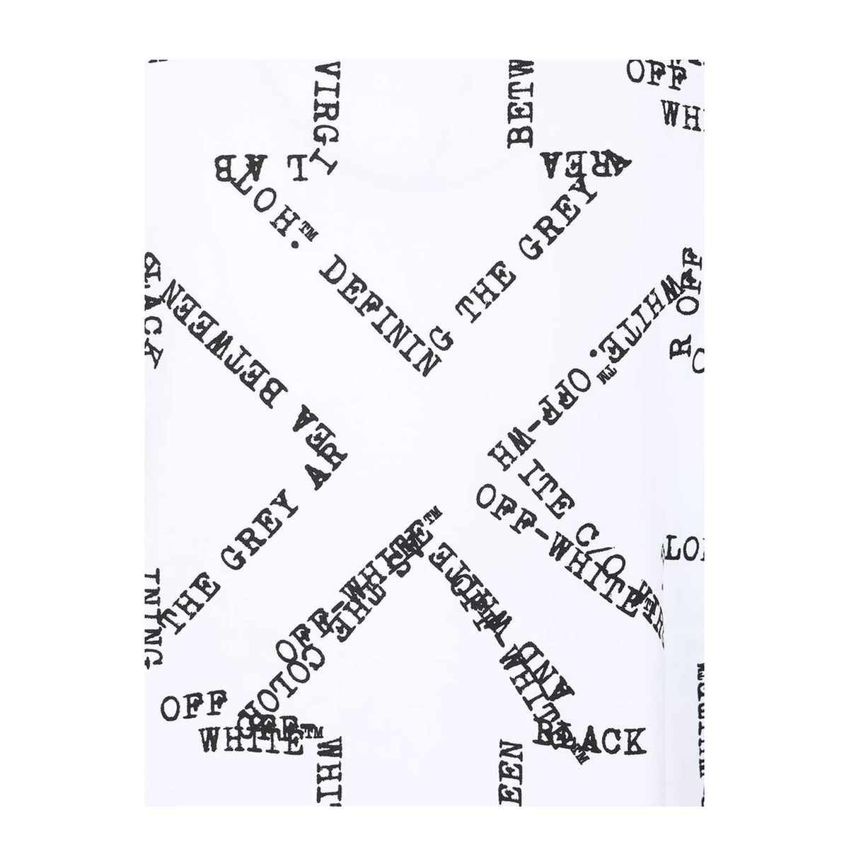 MAYFEYR - Off-White - Type Arrow Skate S/S Tee White - OMAA120S26JER00K1000