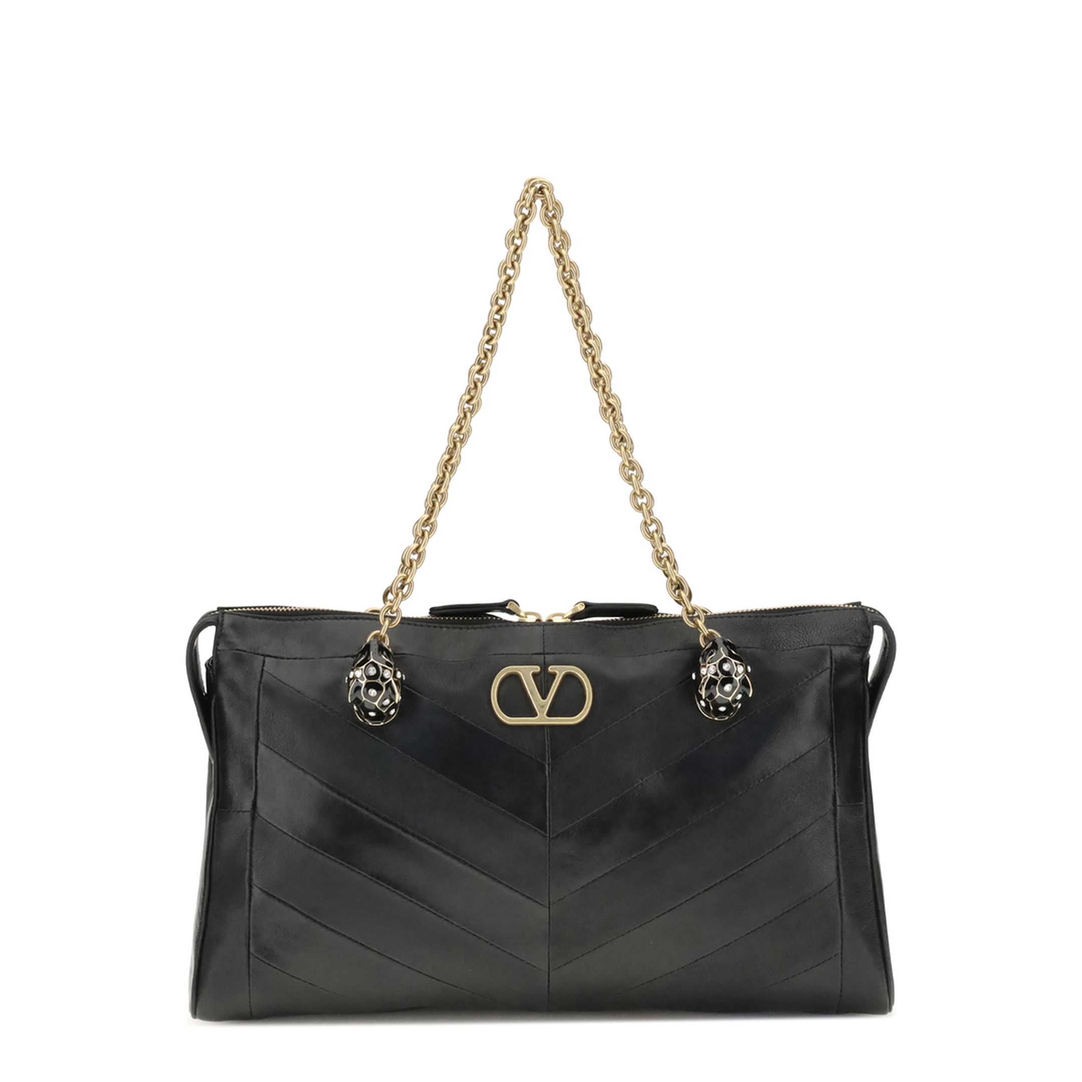 MAYFEYR - Valentino - Panthea Chevron Medium Shoulder Bag - 9W2B0S70UYF