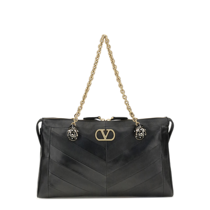 MAYFEYR - Valentino - Panthea Chevron Medium Shoulder Bag - 9W2B0S70UYF