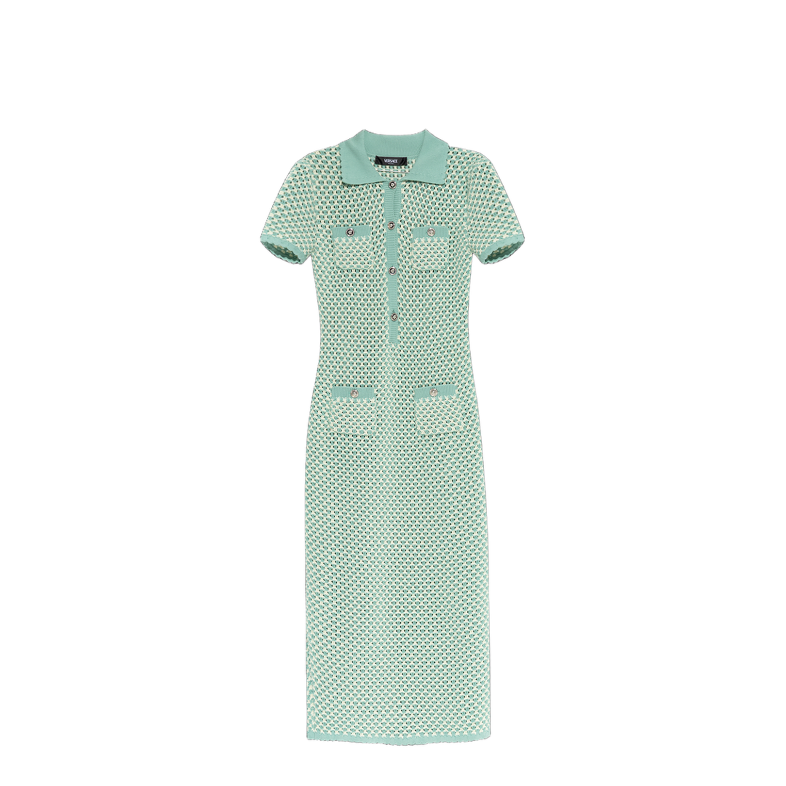 Dress with back slit
