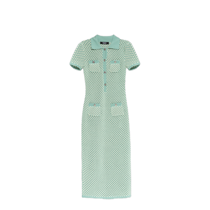 Dress with back slit
