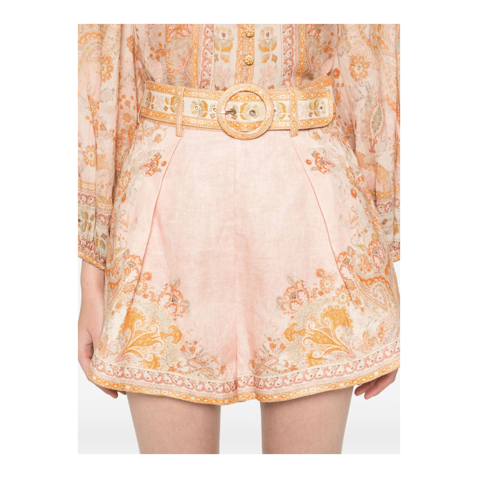 Acacia Printed Linen Shorts