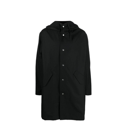 Rear Logo Parka - Black