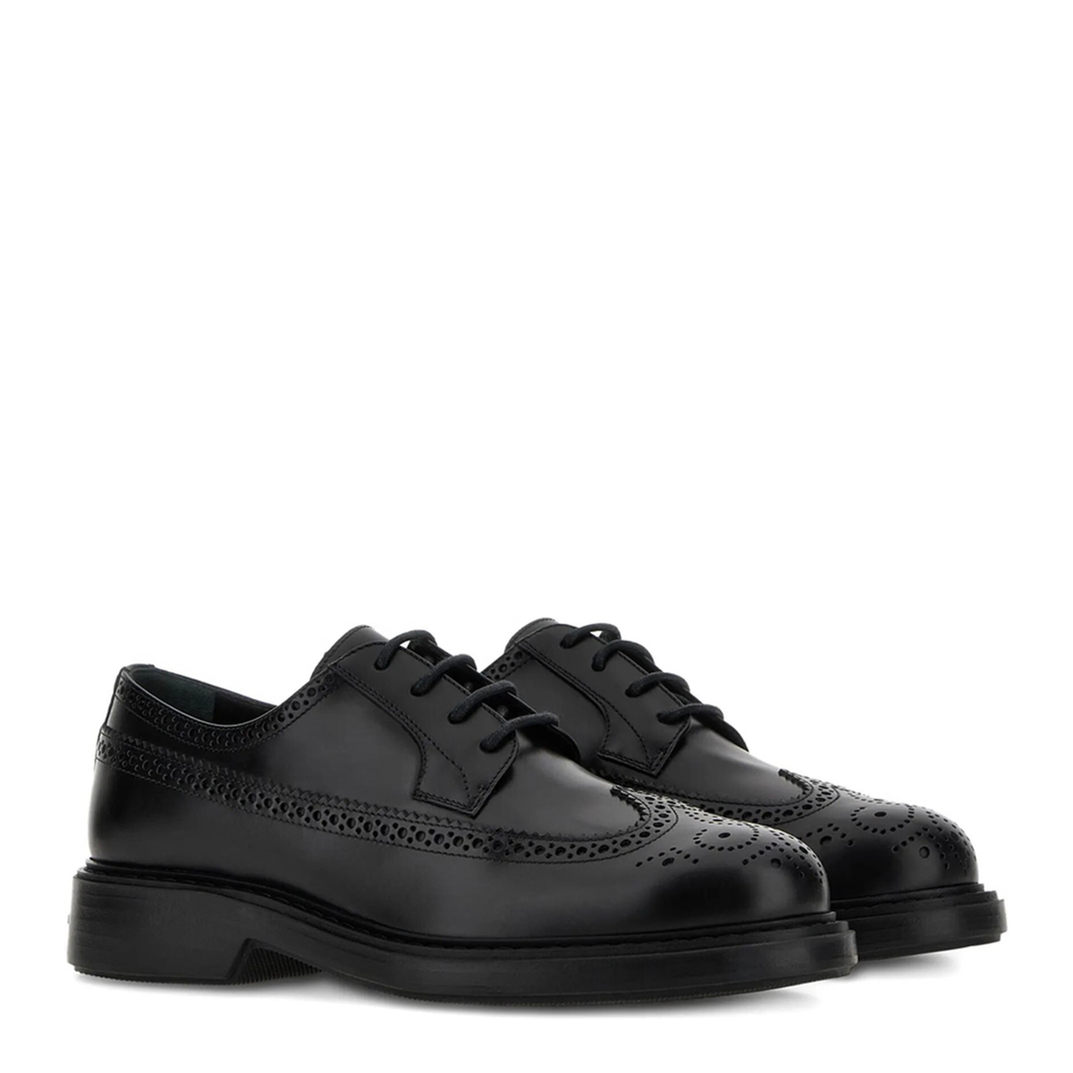 MAYFEYR - Hogan - Brushed Leather Derby Shoes - HXM7040FZ50U1MB999