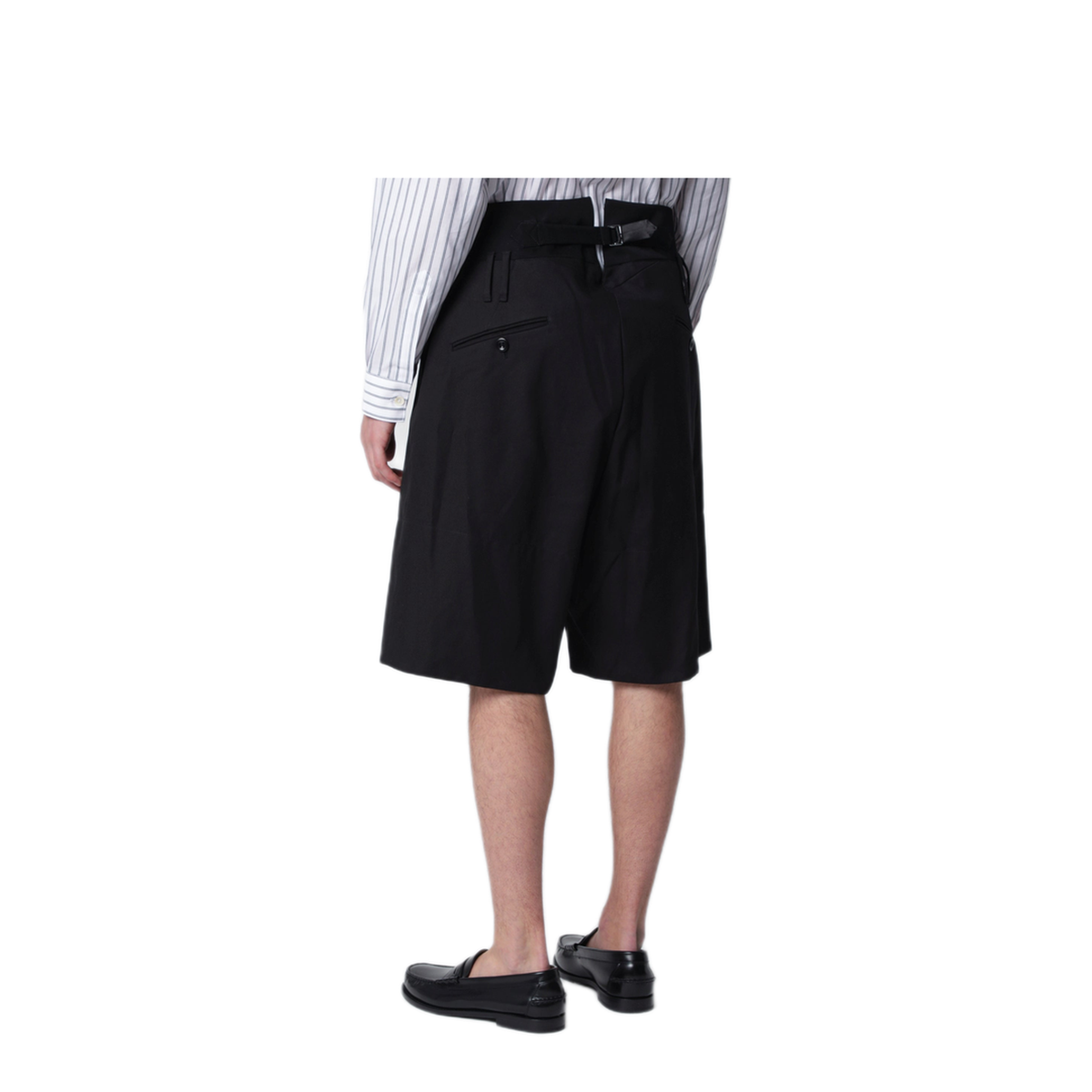 MAYFEYR - Namacheko - Black Cotton Bermuda Shorts - NS26517N14989999