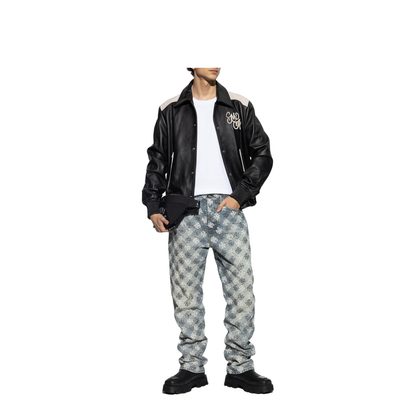 Jeans with finishing