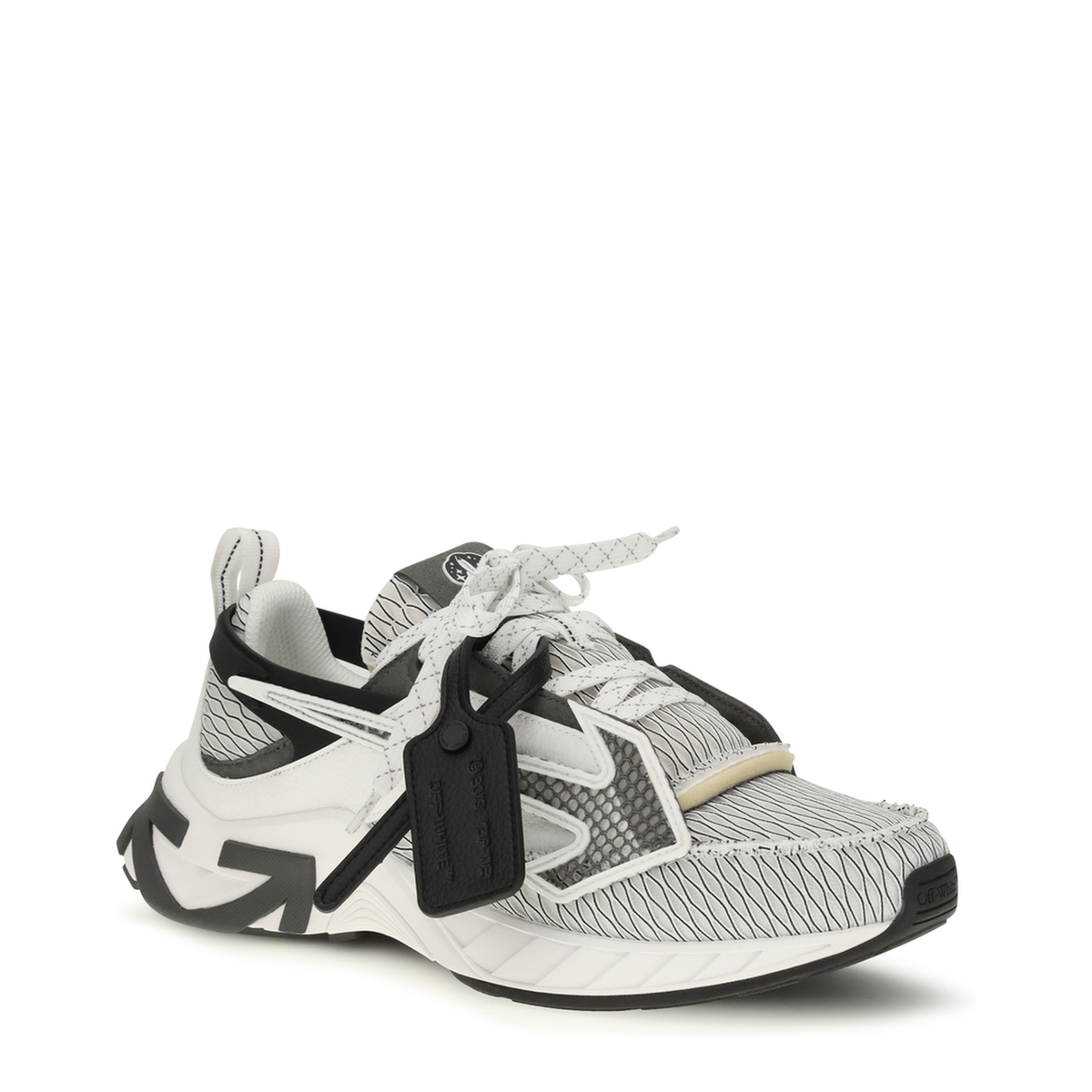 MAYFEYR - Off-White - M Space Memo Mesh Sneakers - OF05804101WHTBLK