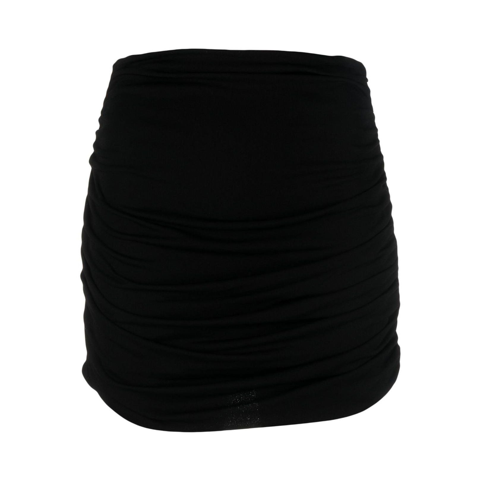 Ruched High-Waisted Mini Skirt