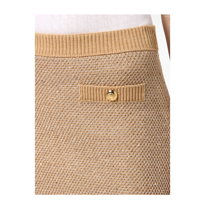 Knitted Skirt With Sequins