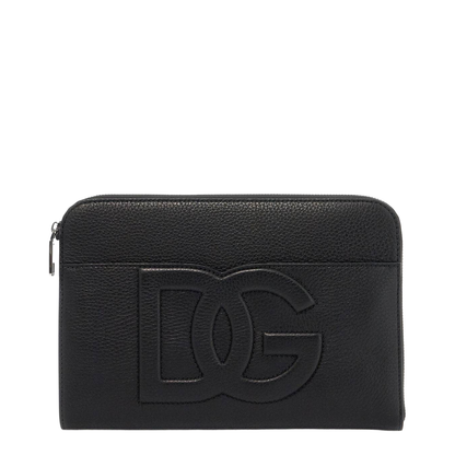 Embossed Leather Media Pouch