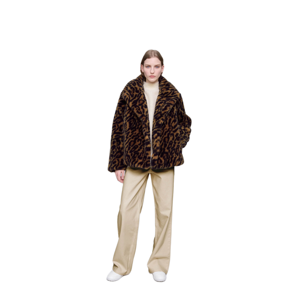 MAYFEYR - A.P.C. - Leopard Print Faux Fur Coat - PSALAF01556CAA