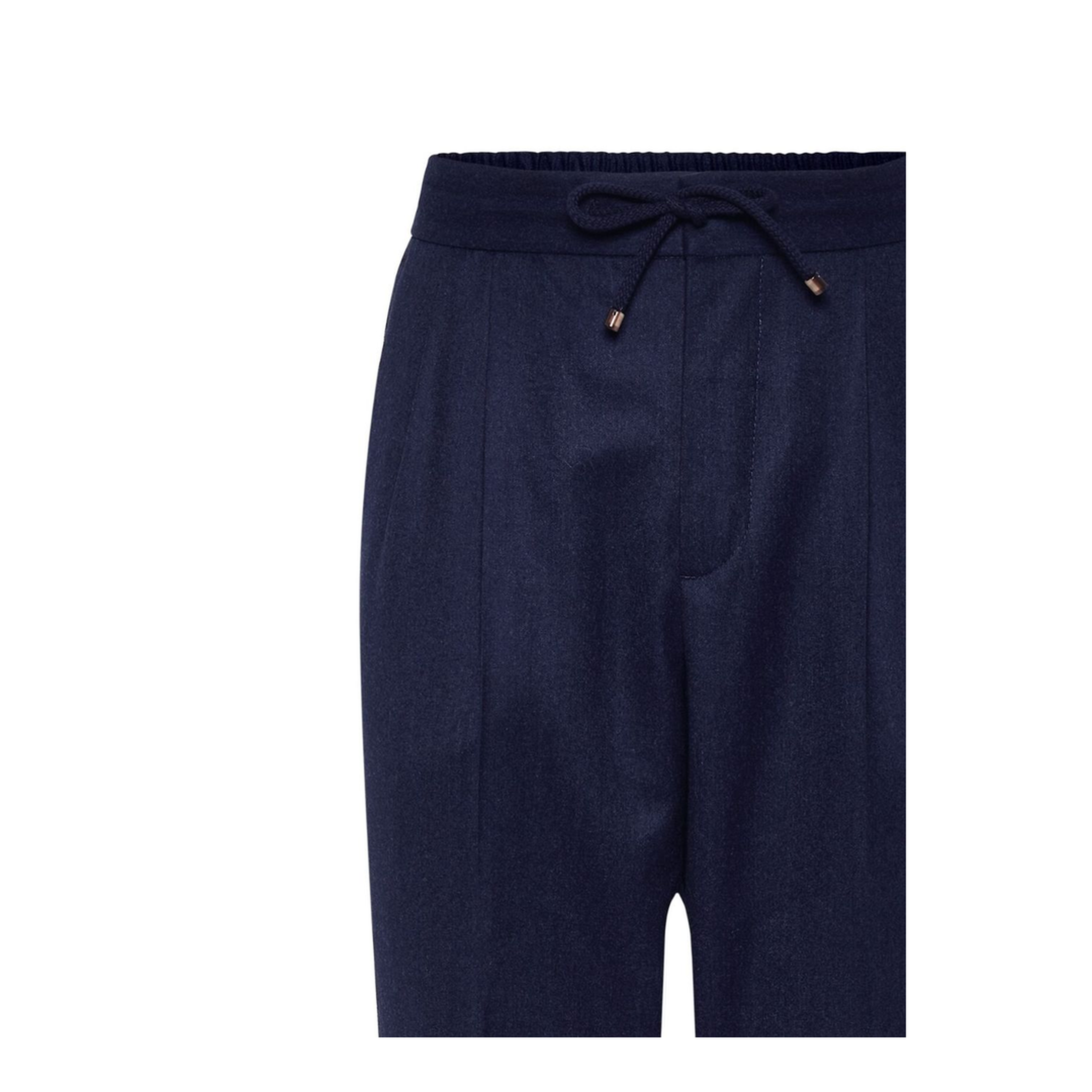 Leisure Fit Trousers Wool Navy
