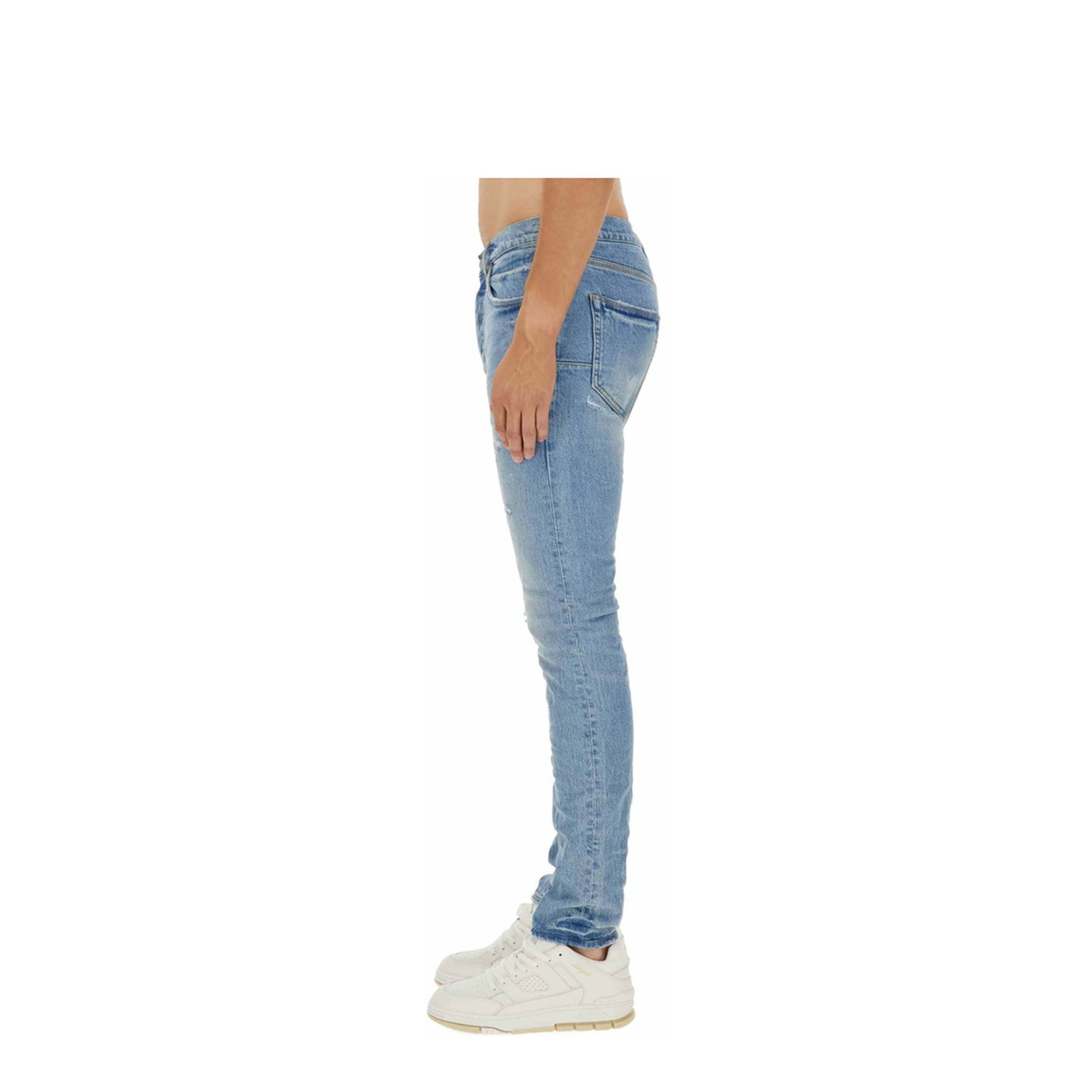 MAYFEYR - Purple Brand - Vintage Abrasions Jeans - P001VACI324LTINDIGO
