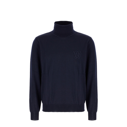 Turtleneck With Vg Embroidery