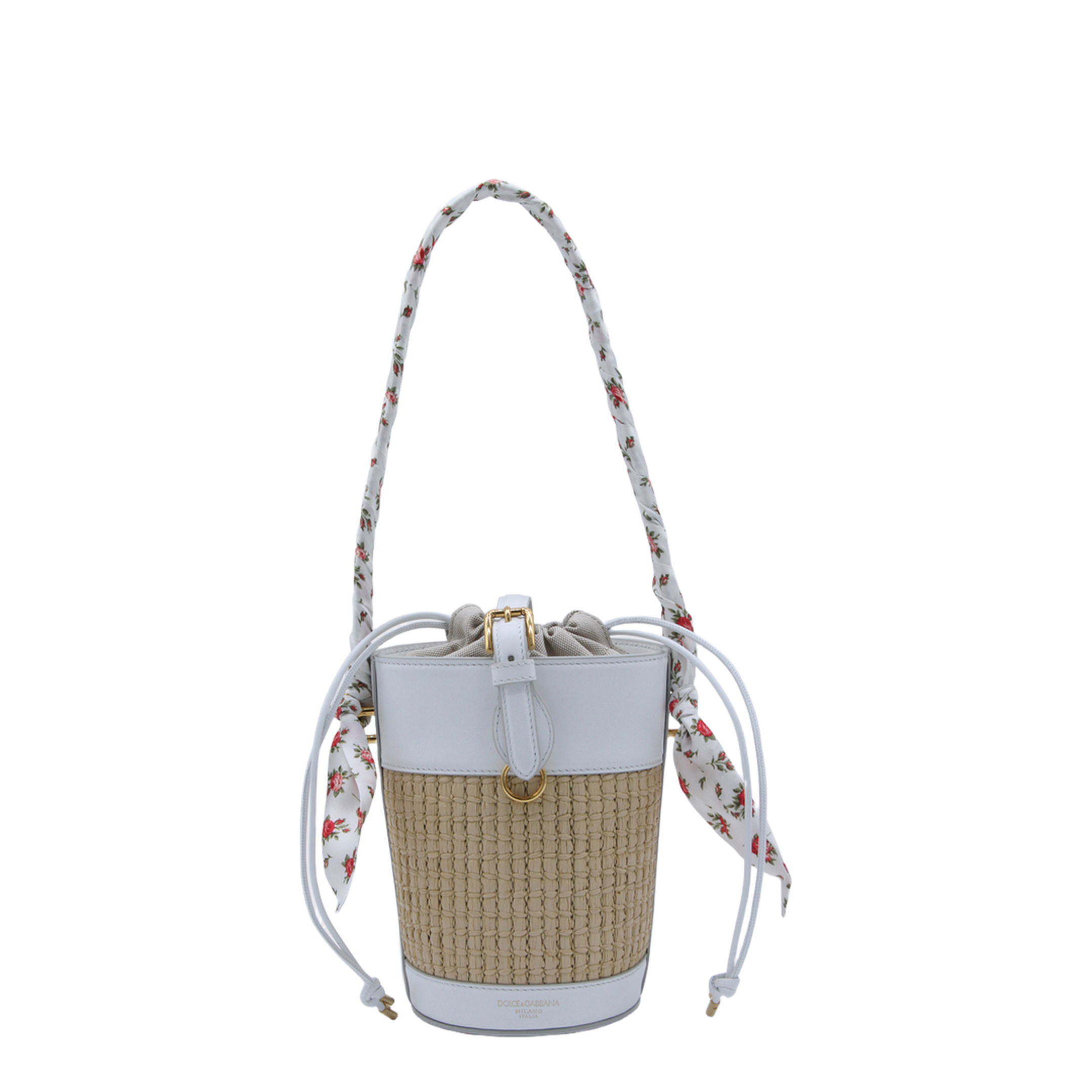 Capri Raffia Bucket Bag - Multicolor