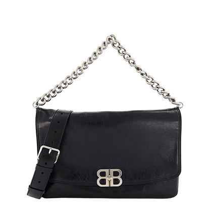 Bb Soft Large Flap Bag in Black
