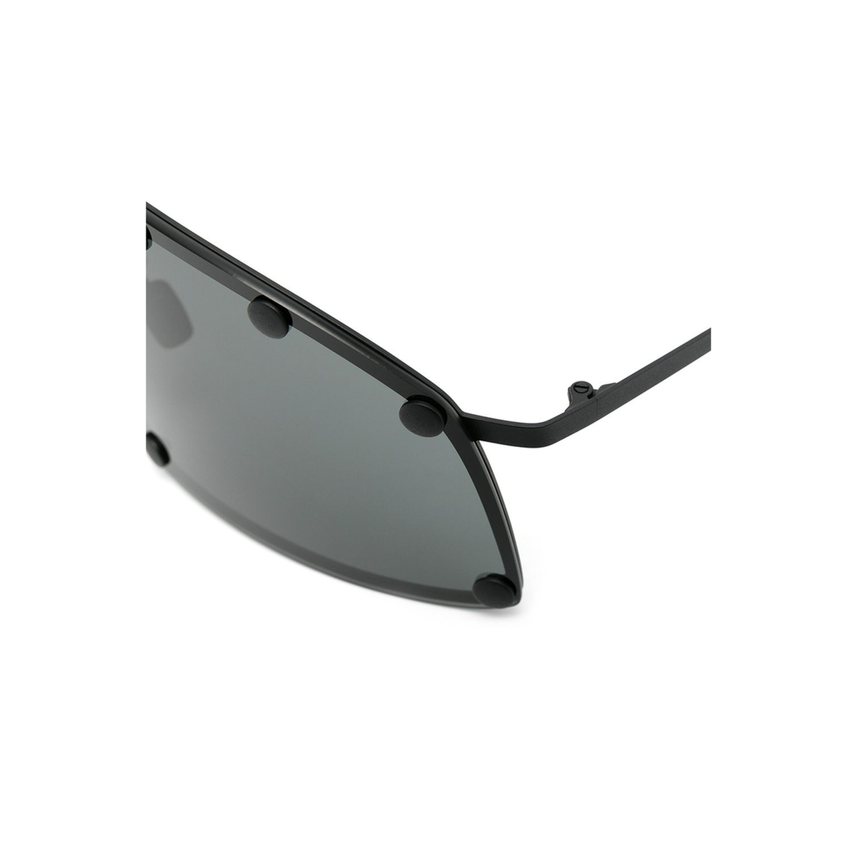 MAYFEYR - Rick Owens - Black Metal Oversized Sunglasses - RG0000001GBLKB0909
