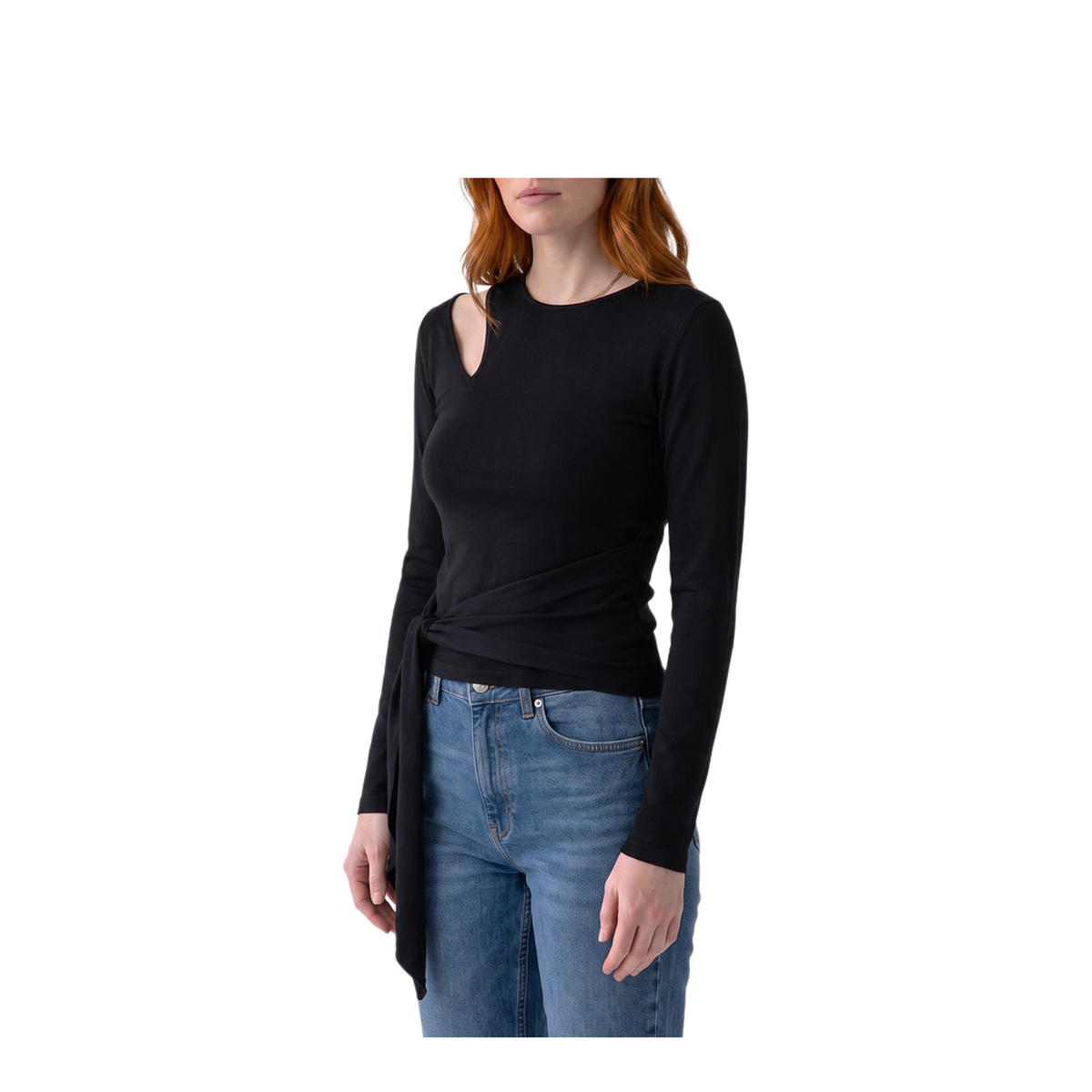 MAYFEYR - Federica Tosi - Cut Off Top With Sash - 3200535029