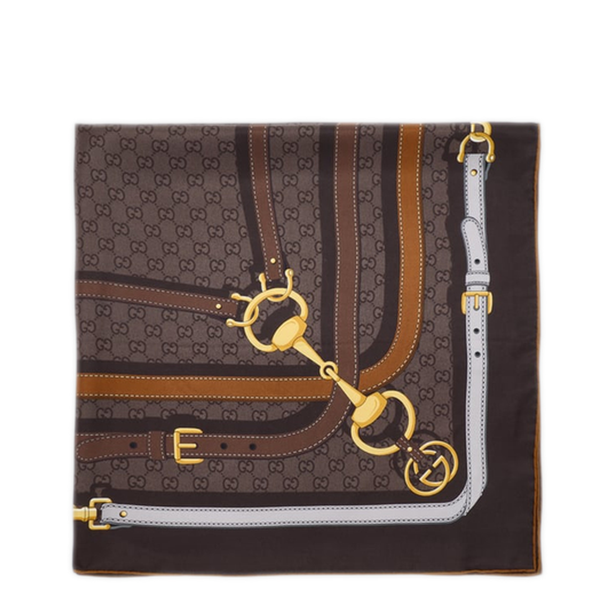 MAYFEYR - Gucci - Gg Jacquard Silk Twill Square Scarf - A007EA3G0012100