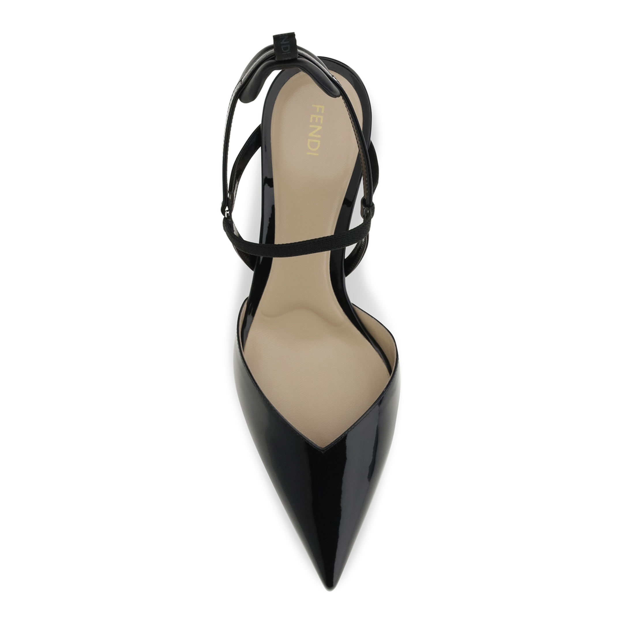 MAYFEYR - Fendi - Patent Leather Colibrì Slingback Pumps - 8J9131NEH