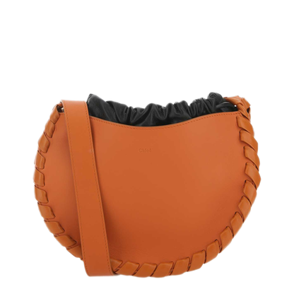 MAYFEYR - Chloè - Dark Orange Leather Small Crossbody Bag - CHC22AS571H95884
