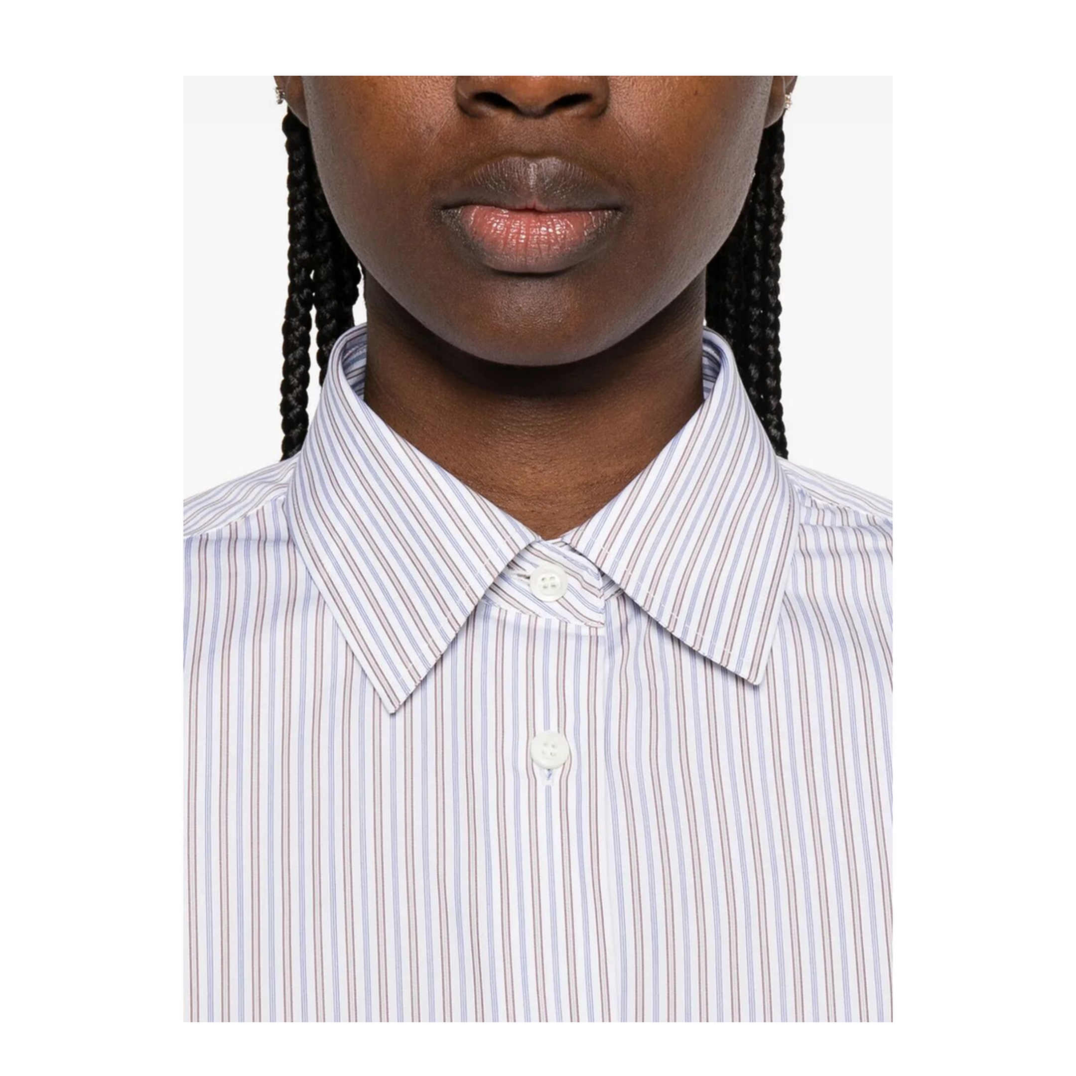 MAYFEYR - Prada - Double-Stripe Cotton Poplin Shirt - P493IRSOOO18RG