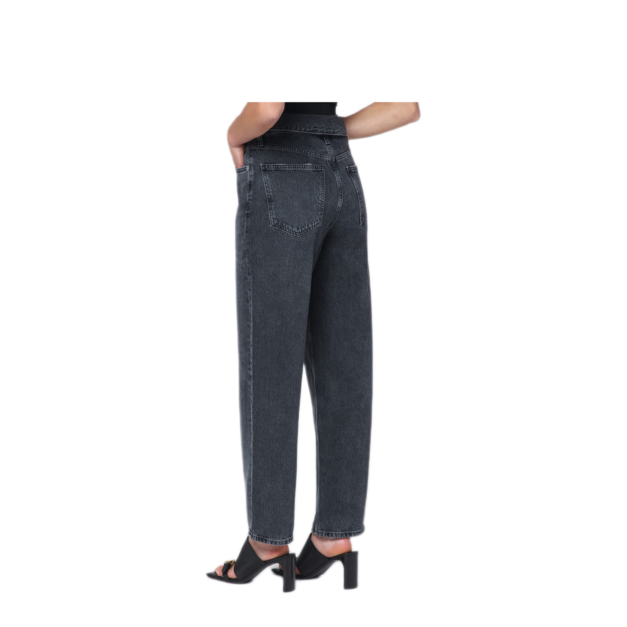 MAYFEYR - Agolde - Echo Jeans In Grey Zefiro - A2491818ZYR