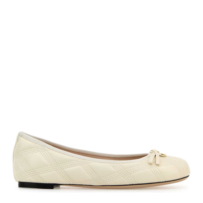 MAYFEYR - Valentino - Ivory Leather Ballerinas - 6W2S0LJ5KHU098