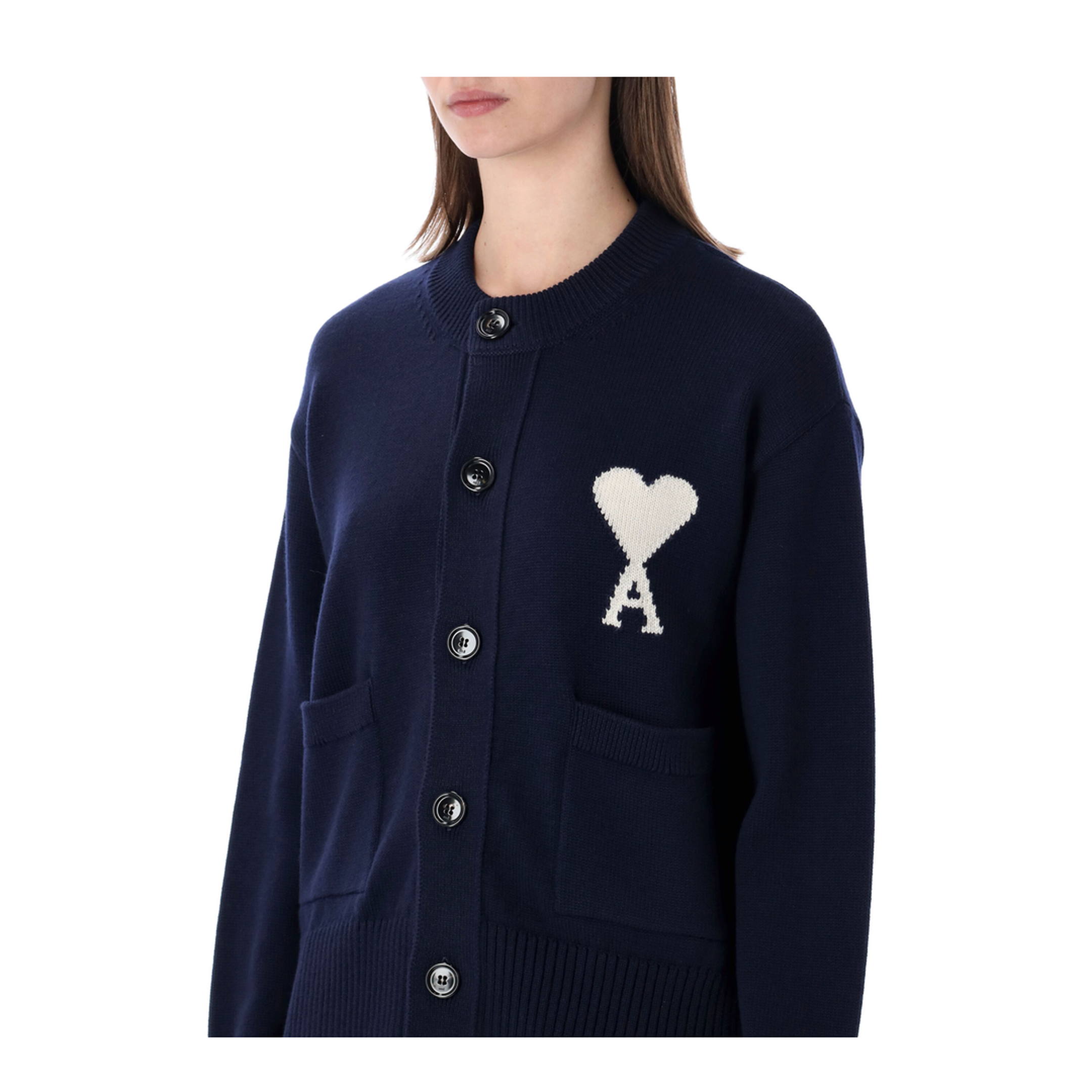 MAYFEYR - Ami Paris - Cardigan With Logo - UKC381KN0156A116