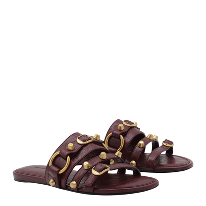 MAYFEYR - Balenciaga - Grape Leather City Slippers - 834692WAD4Y6089