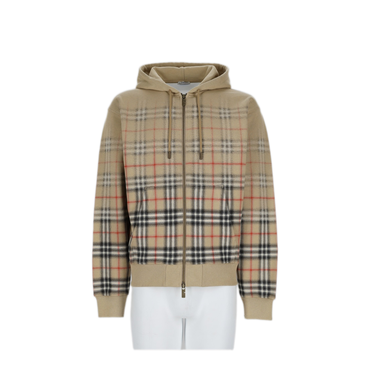 RORY DEG CHK HOODIE SWEATSHIRT