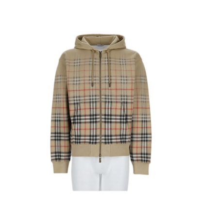 RORY DEG CHK HOODIE SWEATSHIRT