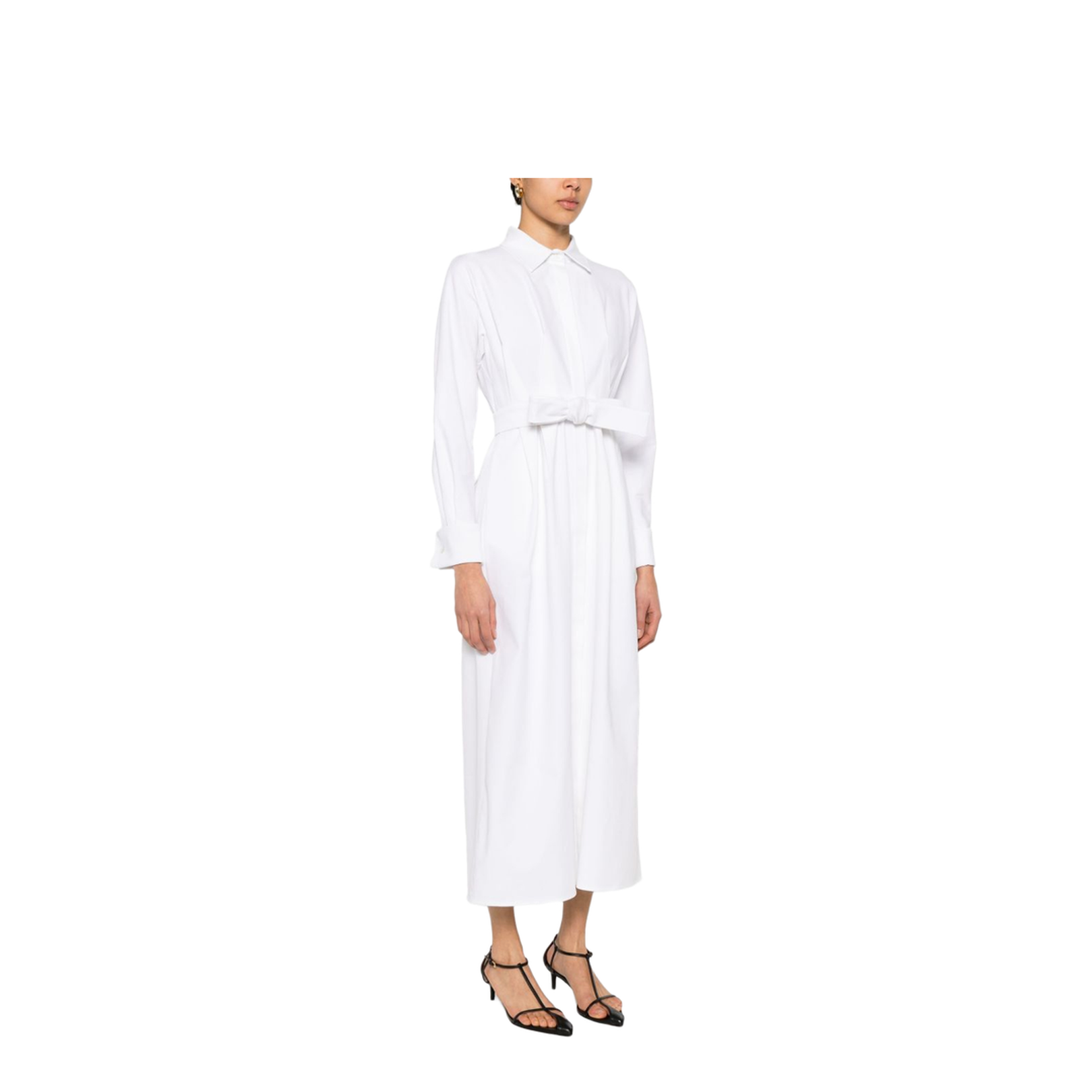 Cotton Long Shirt Dress