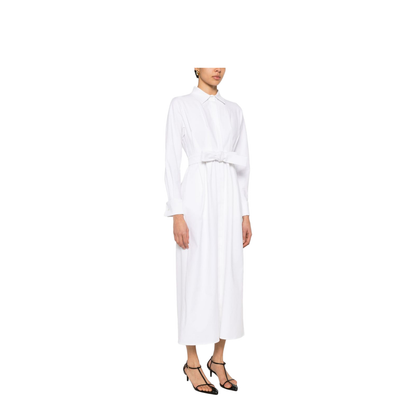 Cotton Long Shirt Dress