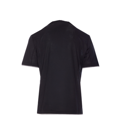 MAYFEYR - Brunello Cucinelli - Layered-Effect Silk-Cotton T-Shirt - MD8217427CCB75