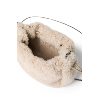 Mellow Mini Shearling Shoulder Bag