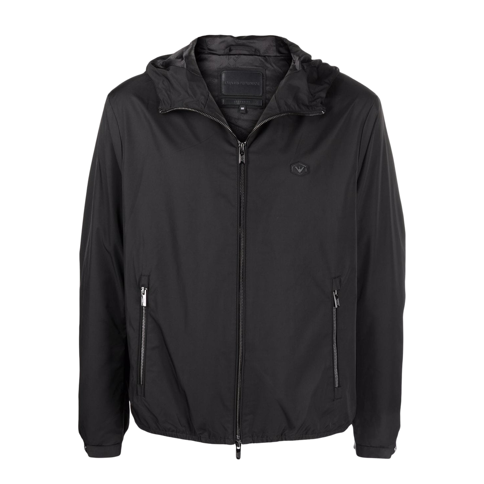Water-Repellent Hooded Jacket