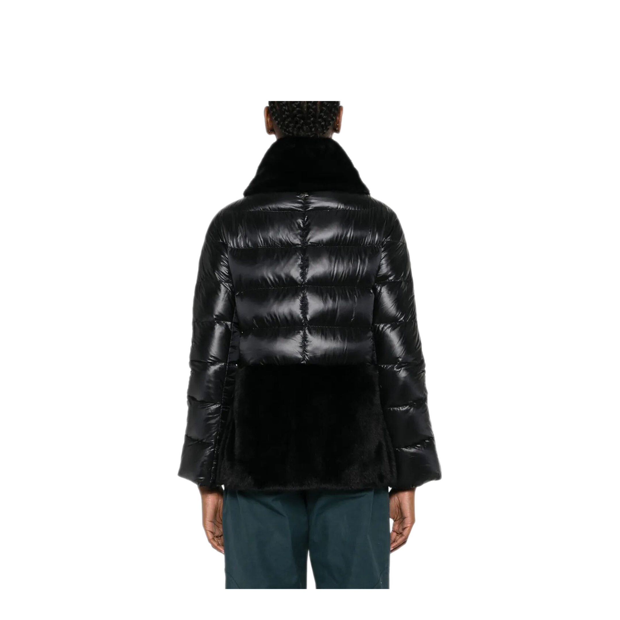 MAYFEYR - Herno - Ultralight Nylon And Alternative Fur Cape - PI001933D12017Z