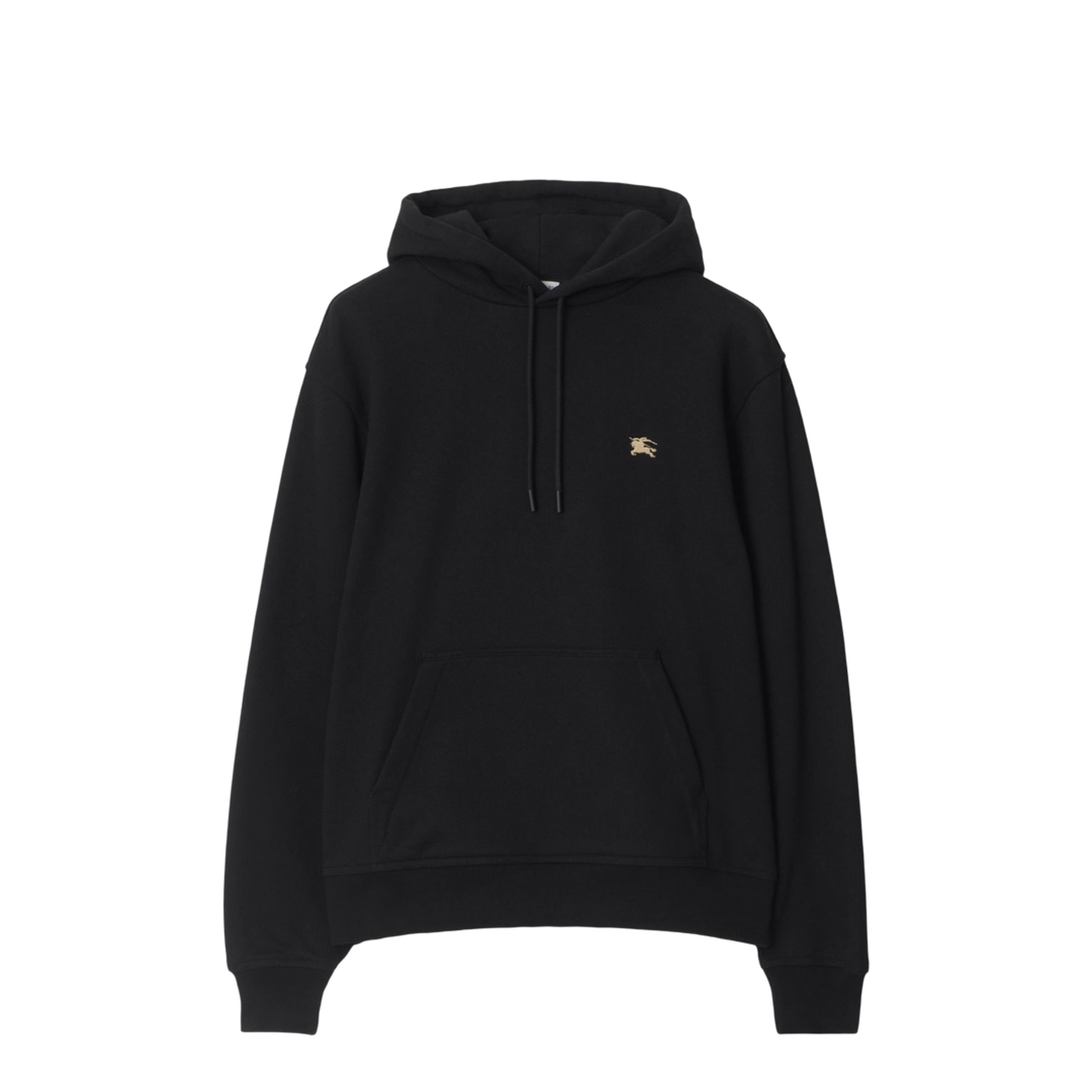 Logo Embroidered Drawstring Hoodie
