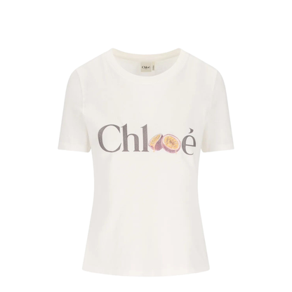 MAYFEYR - Chloè - Passion Fruit Print Baby Fit Cotton Jersey T-Shirt - CH26SJH08197