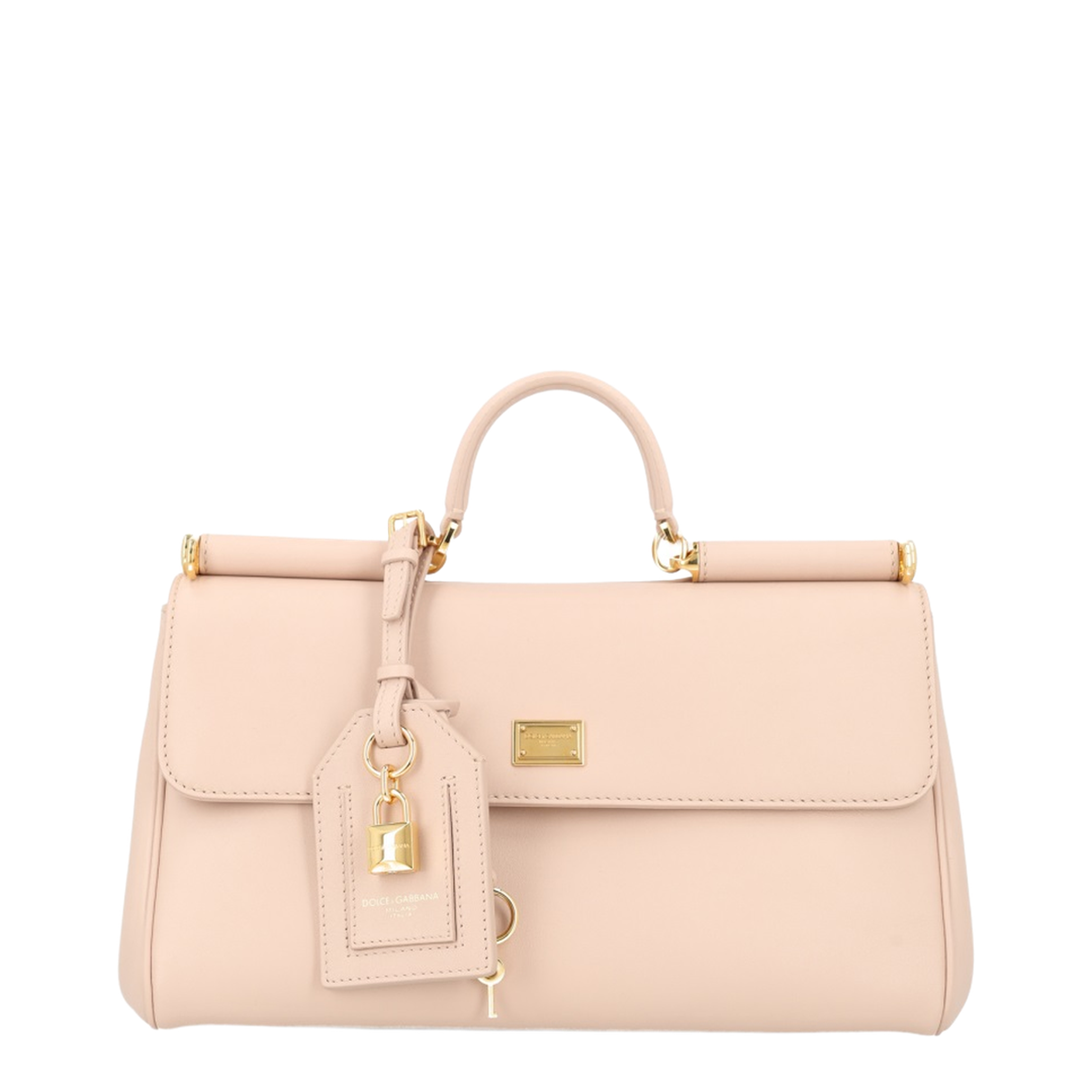 Medium Sicily Handbag in Plongé Calfskin