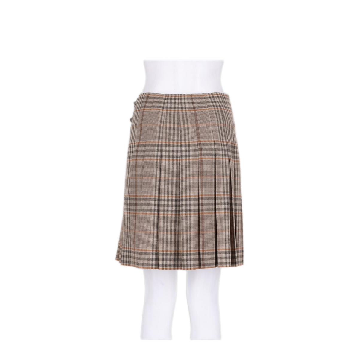 Embroidered Wool Skirt