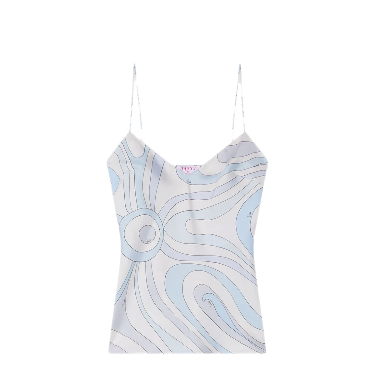 MAYFEYR - Pucci - Light Blue Silk Top - 6URM076U761001