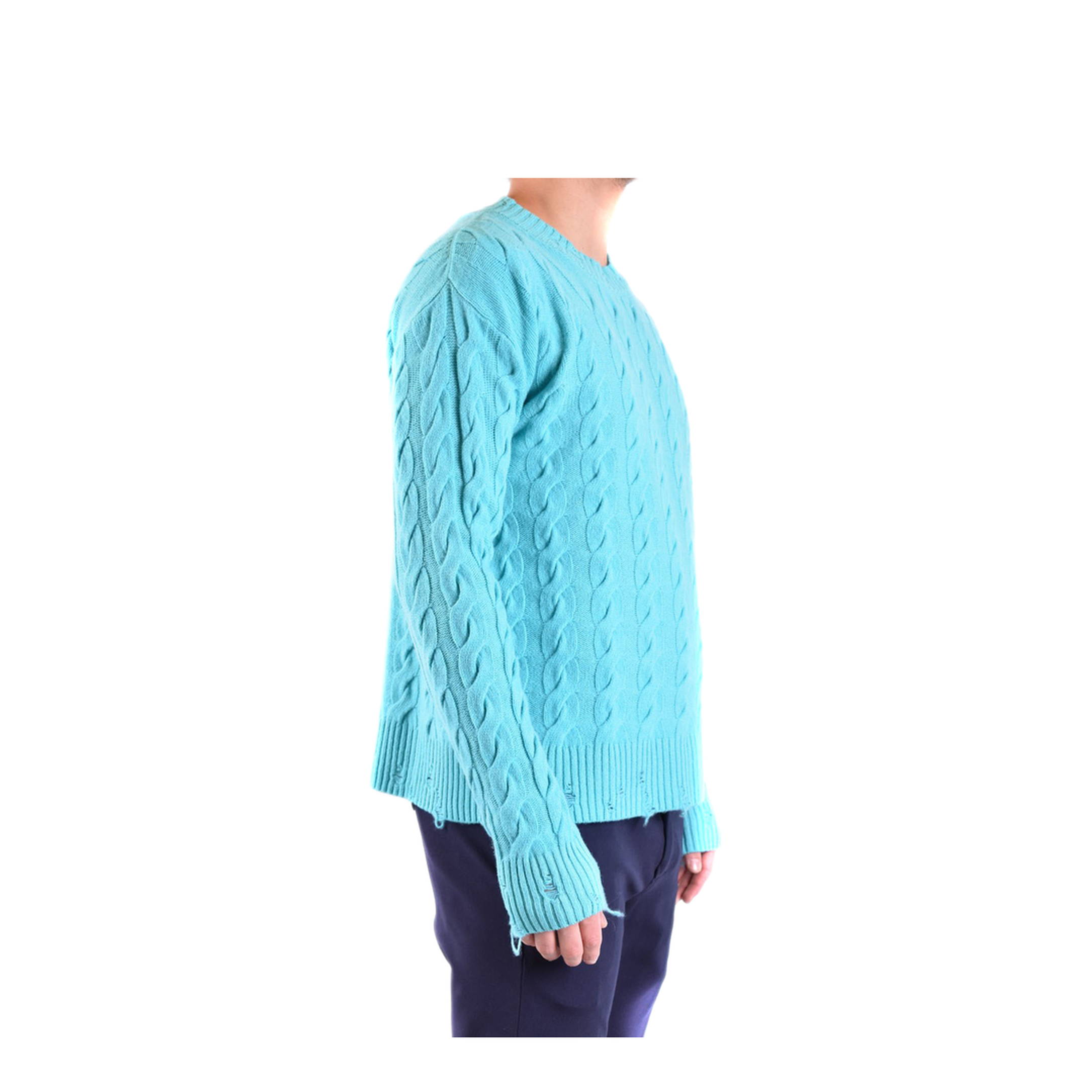 MAYFEYR - LANEUS - Sky Merino Cashmere Sweater - MGU748TIFFANY