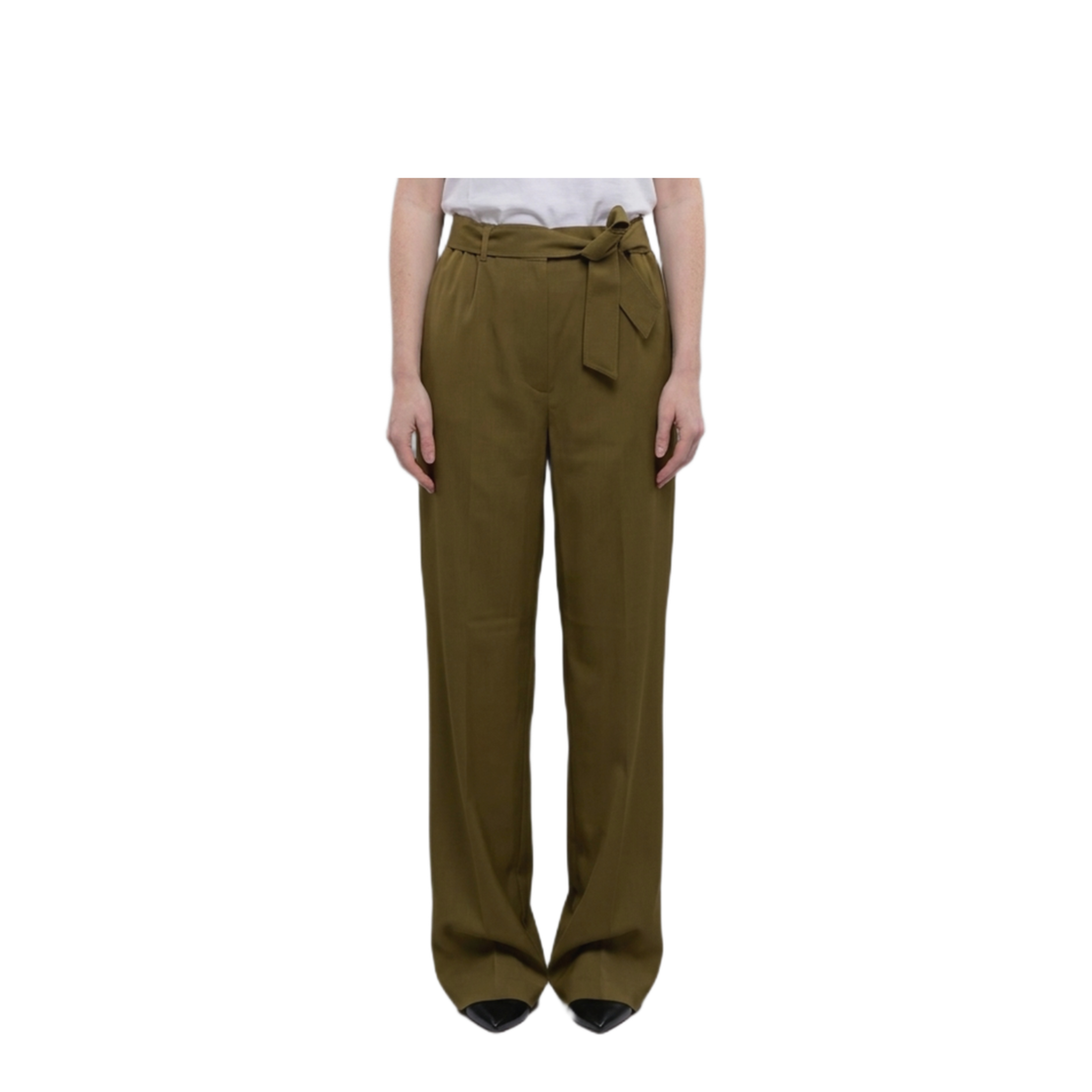 MAYFEYR - Max Mara - Editto Wool Trousers With Belt - 262113625160010204015