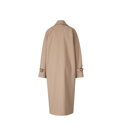MAYFEYR - Toteme - Double-Breasted Cotton Trench Coat - 243WRO1112FB0243KHAKI156