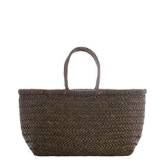 Mini Flat Gora Small Buffalo Calf Leather Handbag - Kaki